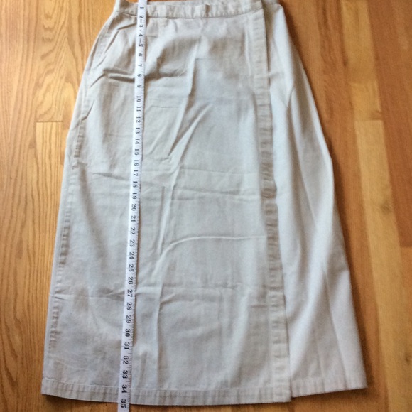 Light khaki wrap skirt ⭐️ maxi - Picture 3 of 6