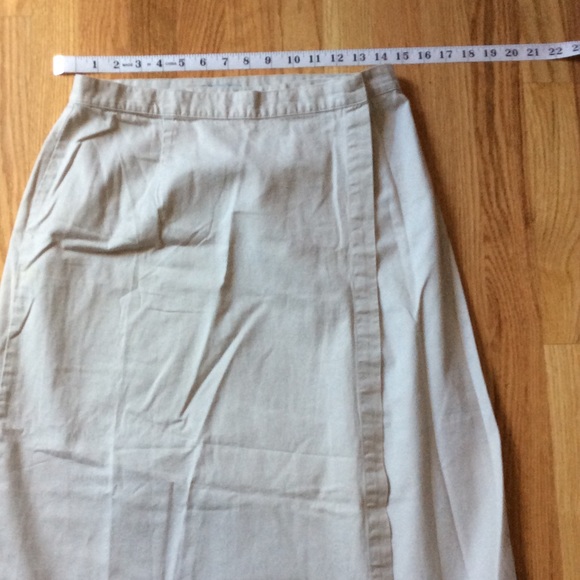 Light khaki wrap skirt ⭐️ maxi - Picture 4 of 6