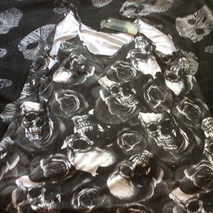 Women's Skull Rose Tank Top