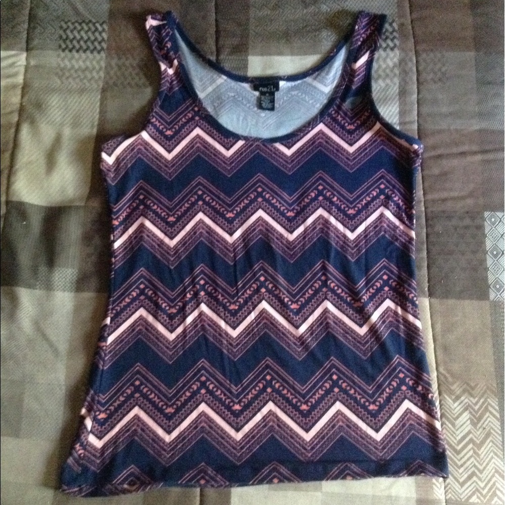 NEVER WORN-Rue21 tribal print tank top