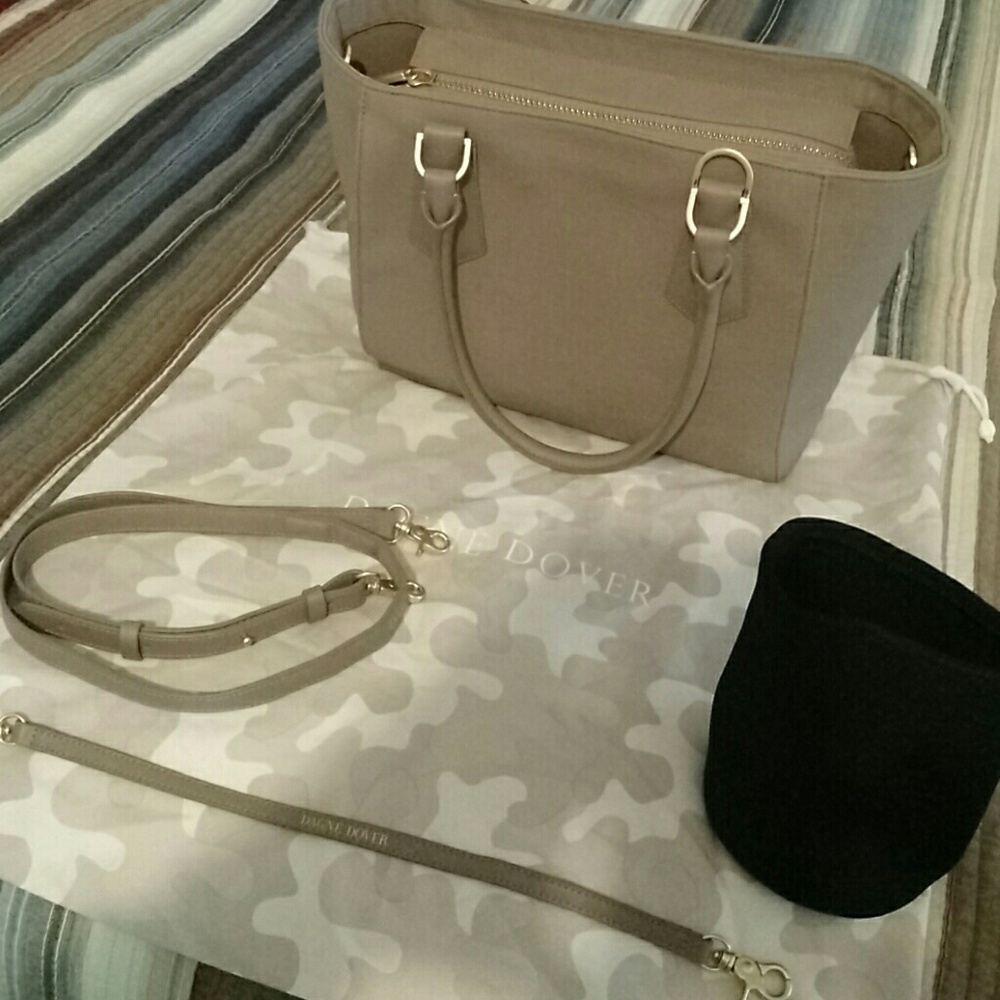 Dagne Dover Mini (now Midi) Tote in Stone