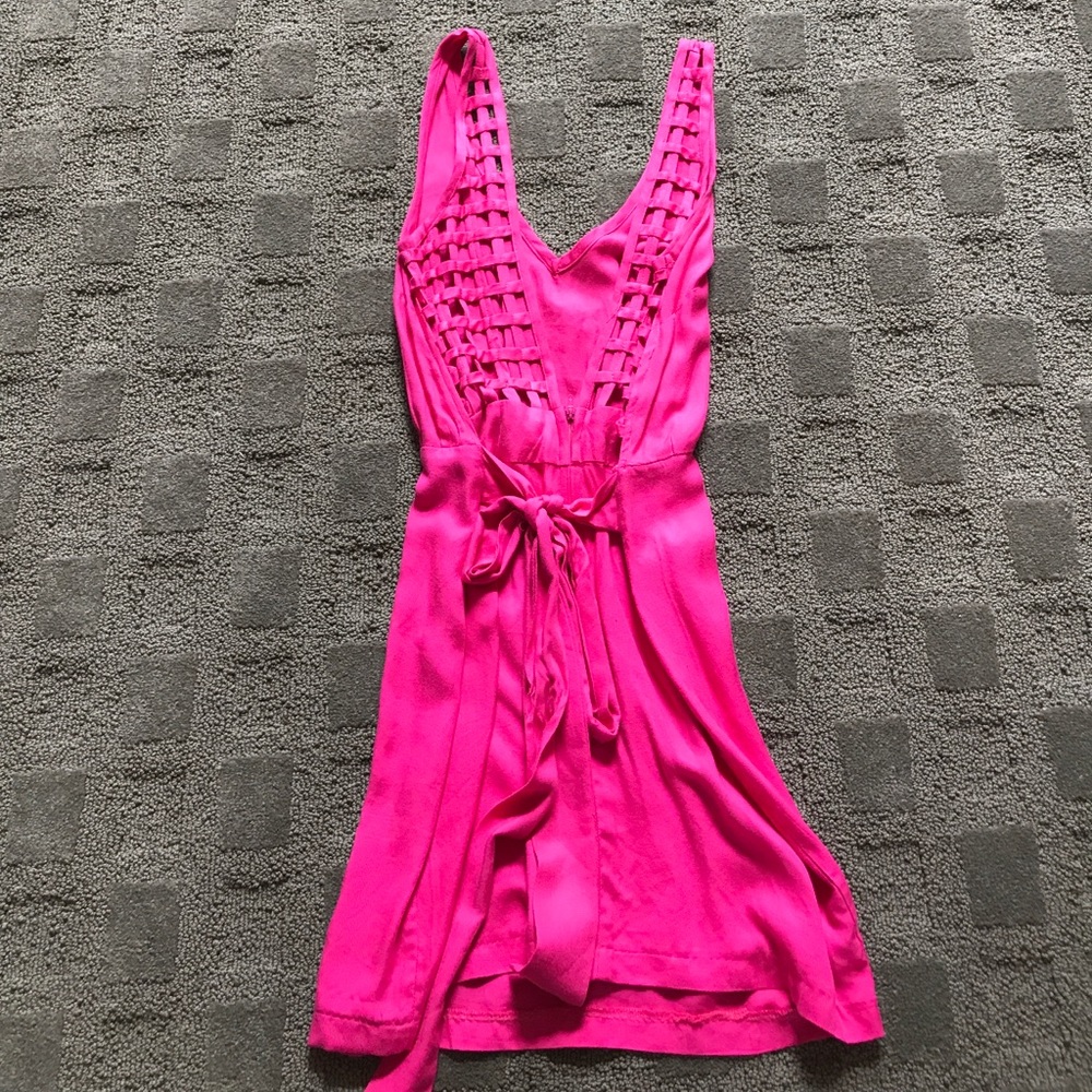 Open back dress