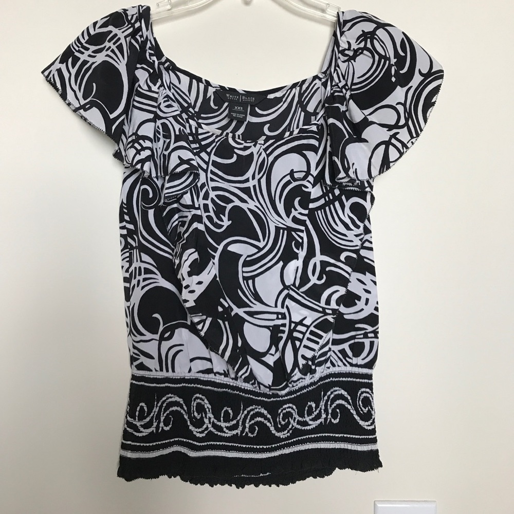 Whitehouse Blackmarket Ruffle blouse