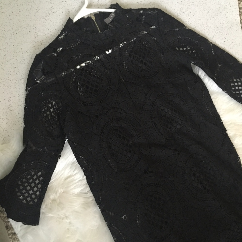 Black Lace Dress