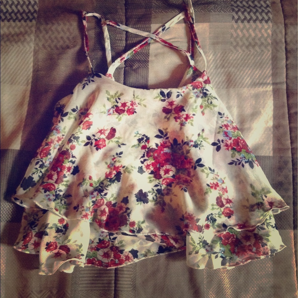 NEW floral crop top