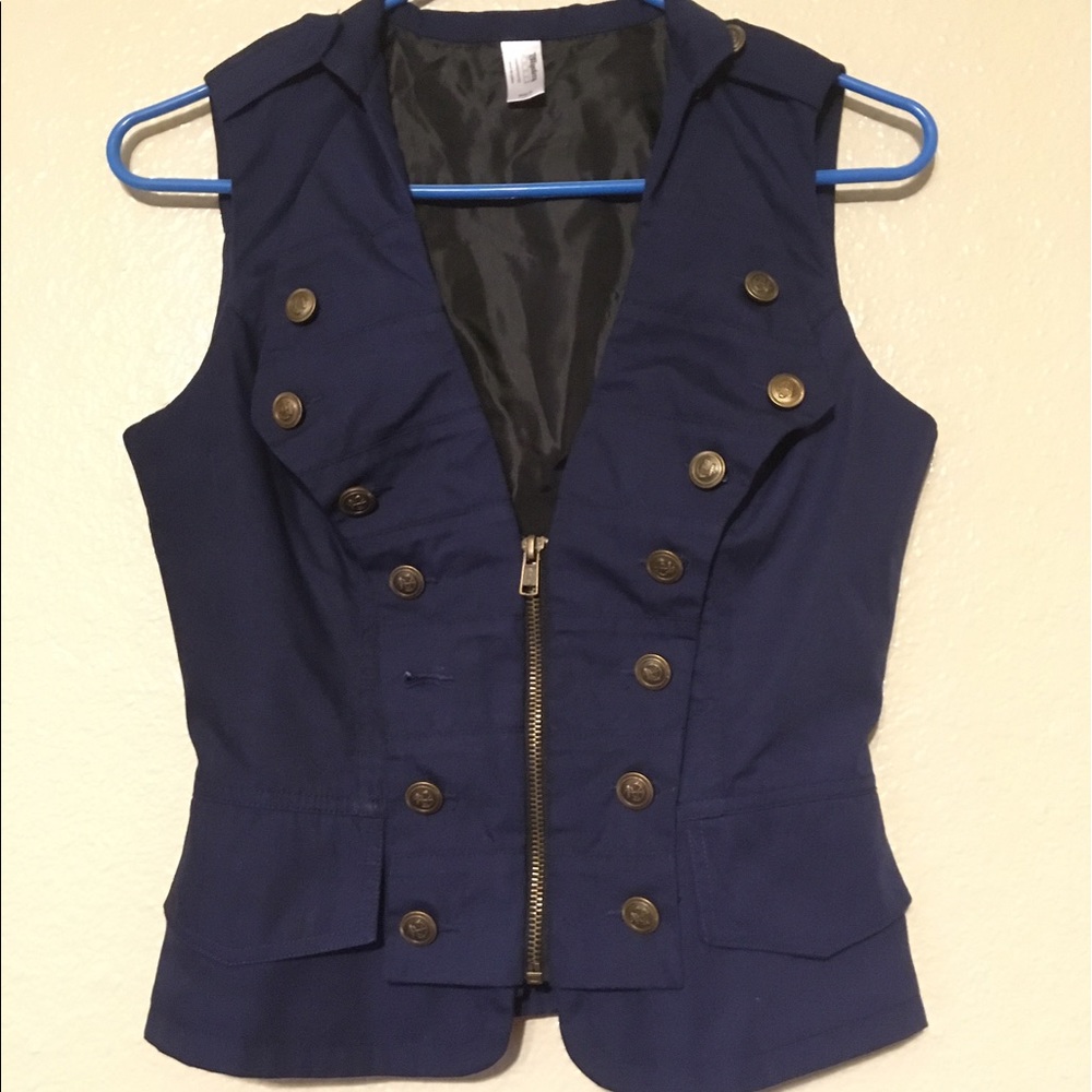 Mystery House Blue Vest