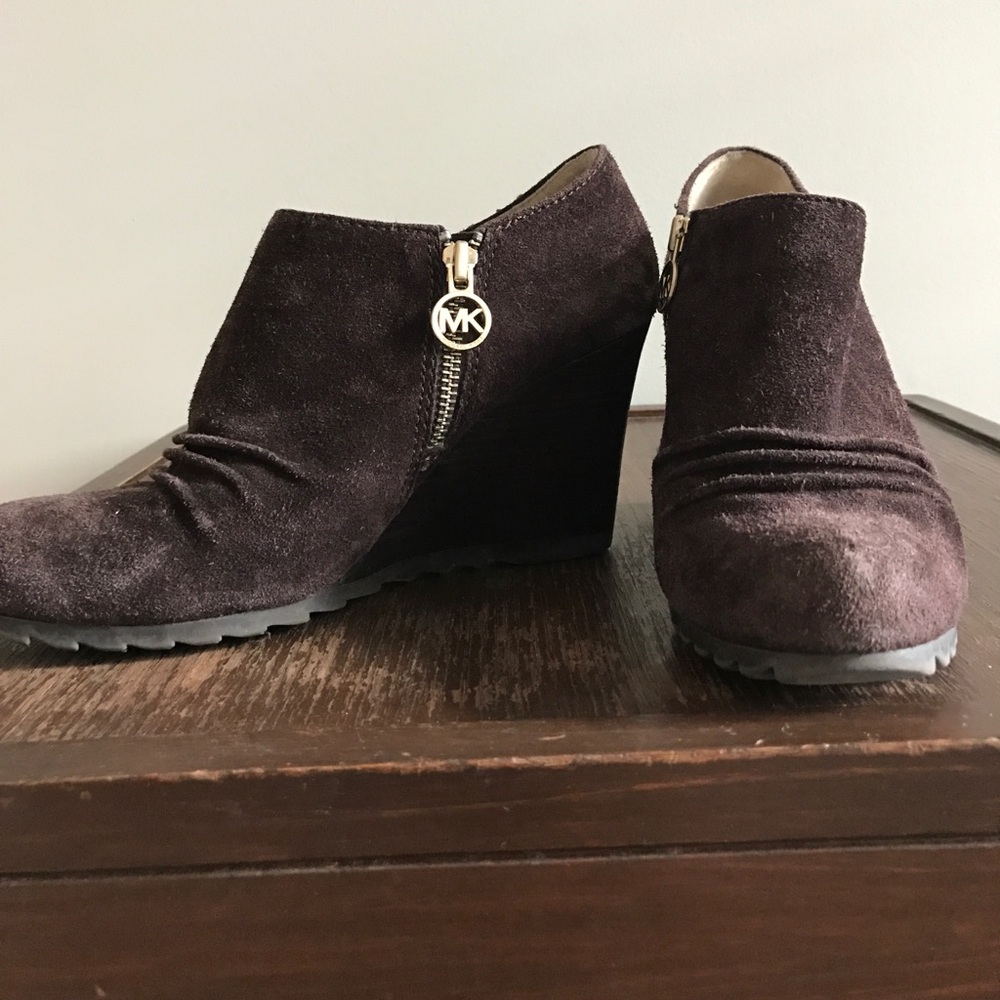 Michael Kors suede wedges