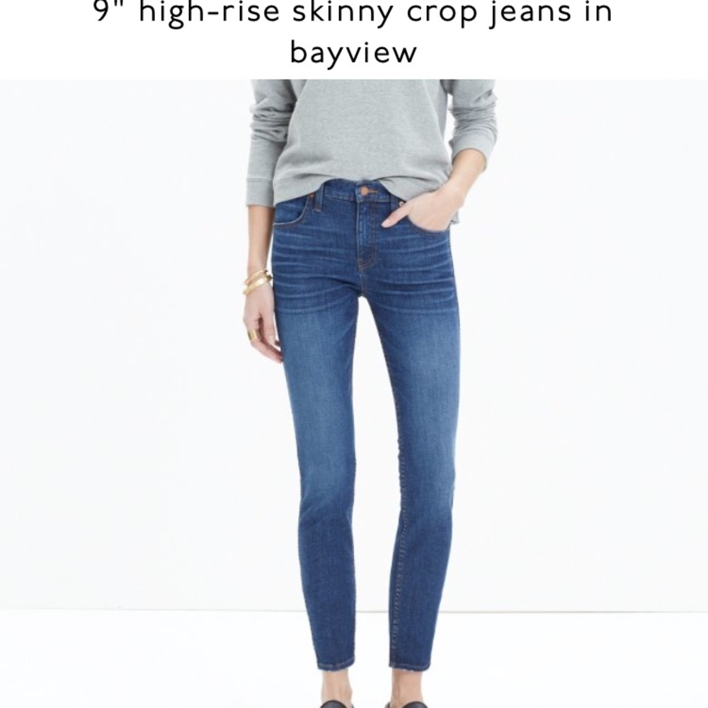 Madewell Skinny High Riser Crop Jean
