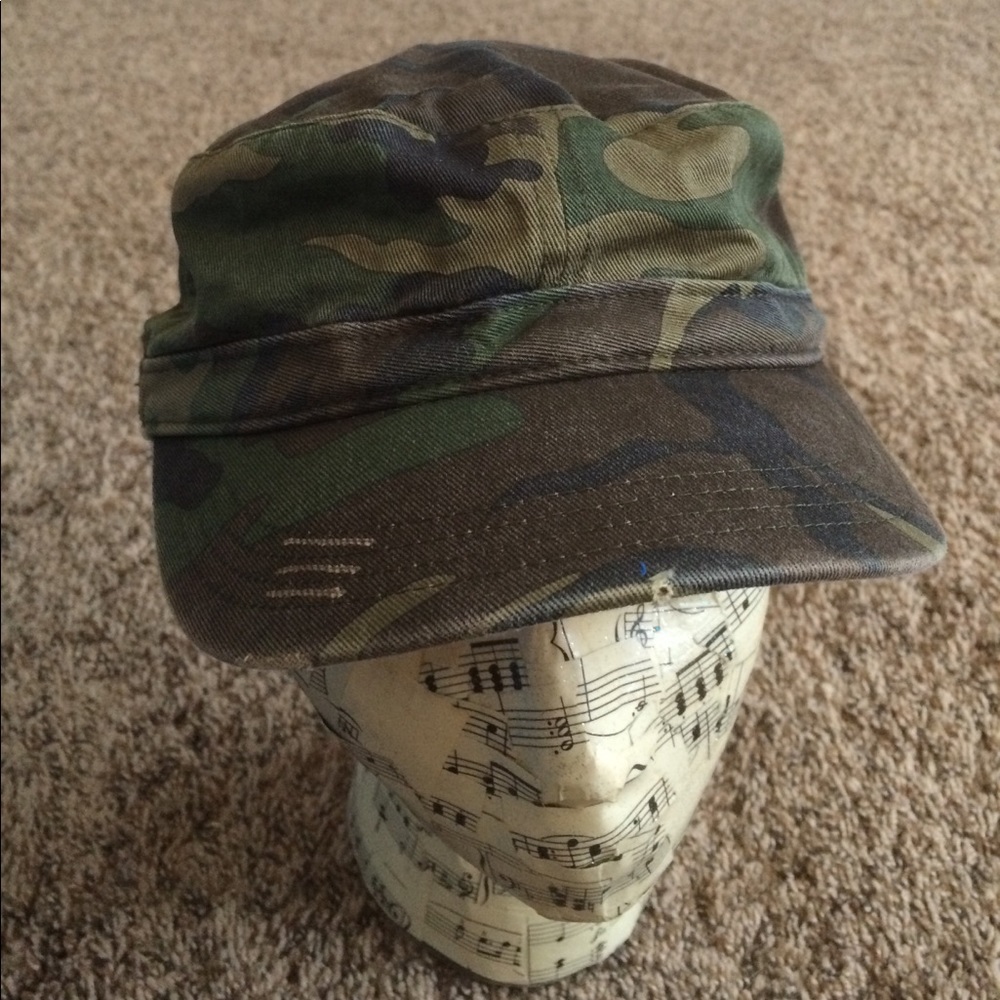 New District Camo Distressed Cadet Hat Cap