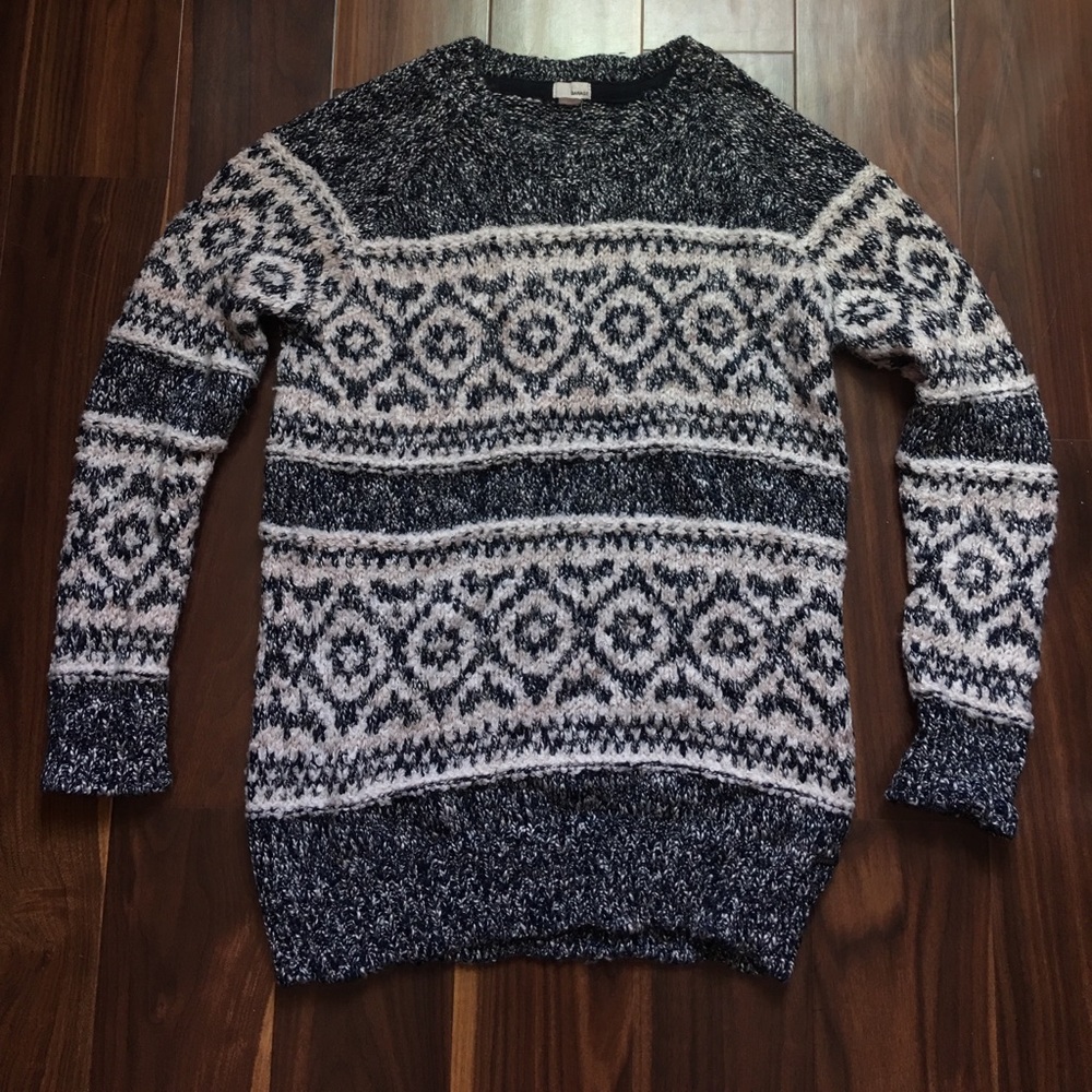 Garage knit crew neck sweatshirt