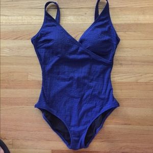 Blue swimsuit