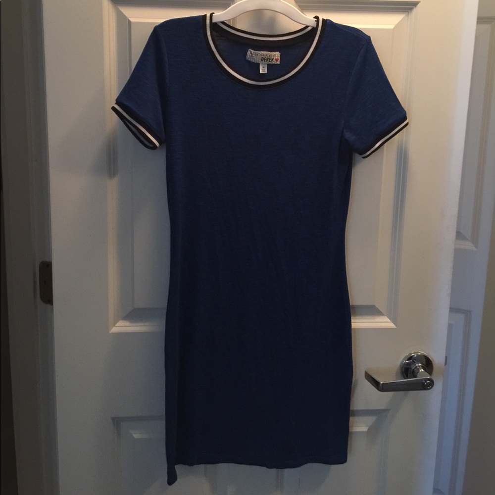 Sporty Fitted Mini Dress