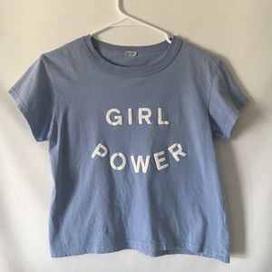 NWOT Brandy Melville "GIRL POWER" top