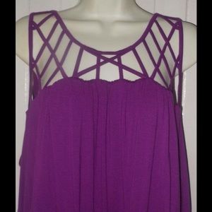 Lane Bryant Size 18/20. Purple Jersey Knit Dress