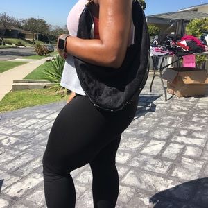 Gucci hobo bag - black with gold hardware