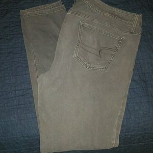 American Eagle GREY Jegging