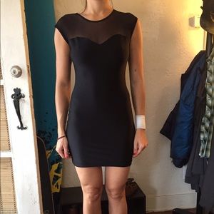 American Apparel mesh top bodycon mini dress, SM