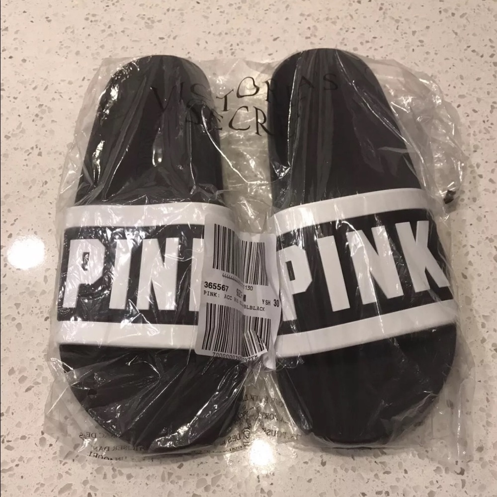 Victoria Secret Pink Slipper Slip-ons.