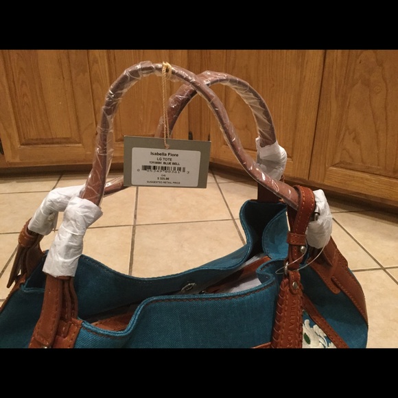 HP🍾🎉Boho Linen Floral Embroidered Isabella Fiore - Picture 6 of 8