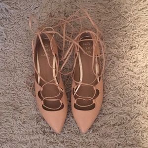 Banana Republic Allie Lace Up Flats