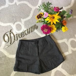 H&M Black Houndstooth Shorts