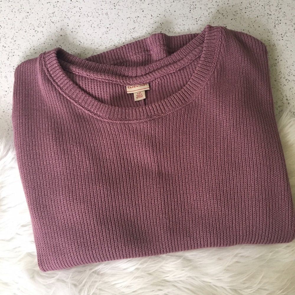 Blush Scoop Neck Sweater