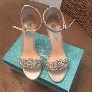 Betsey Johnson "Gina" Embellished Sandal