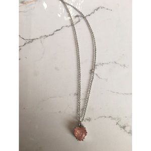 Free people heart charm necklace
