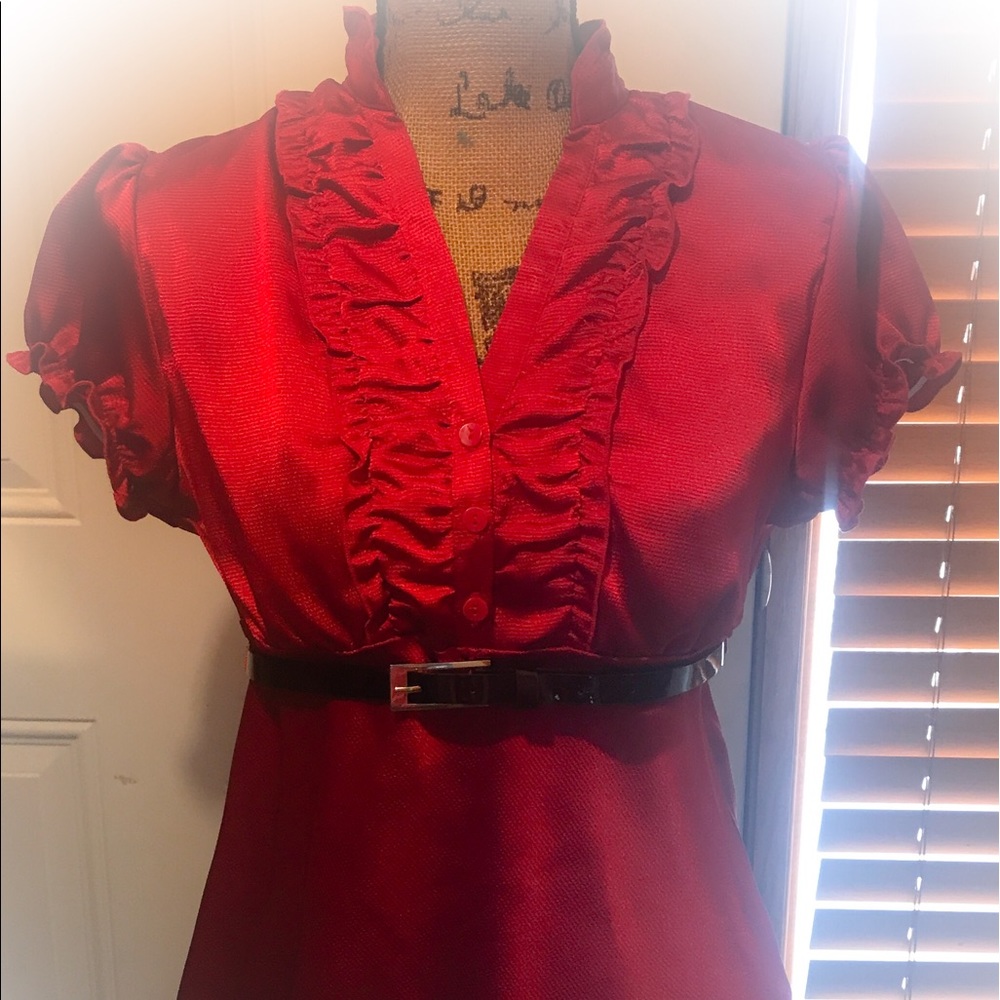 Gorgeous Red Blouse - NWOT