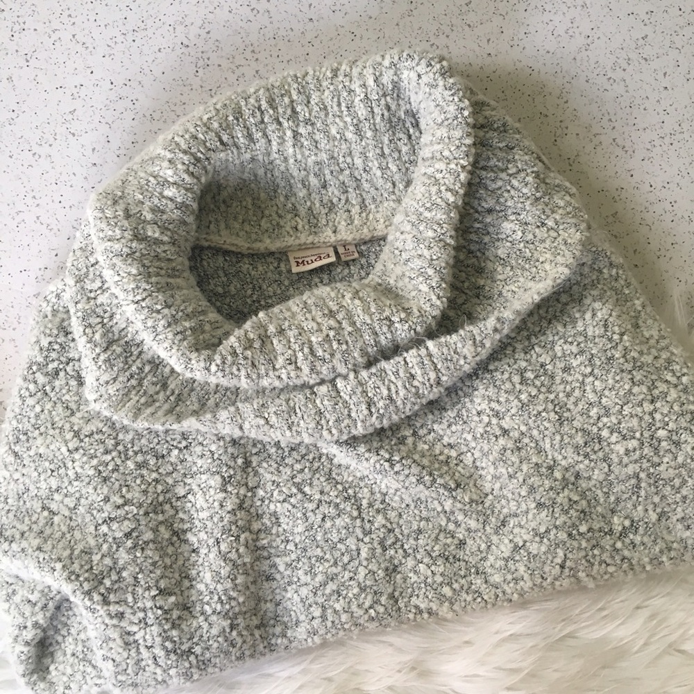 Cropped Turtleneck Sweater