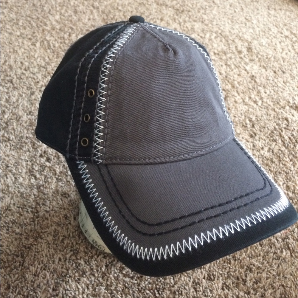 OTTO Baseball Cap Hat Zig Zag Contrast Stitch