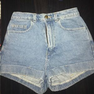 American Apparel high waisted shorts