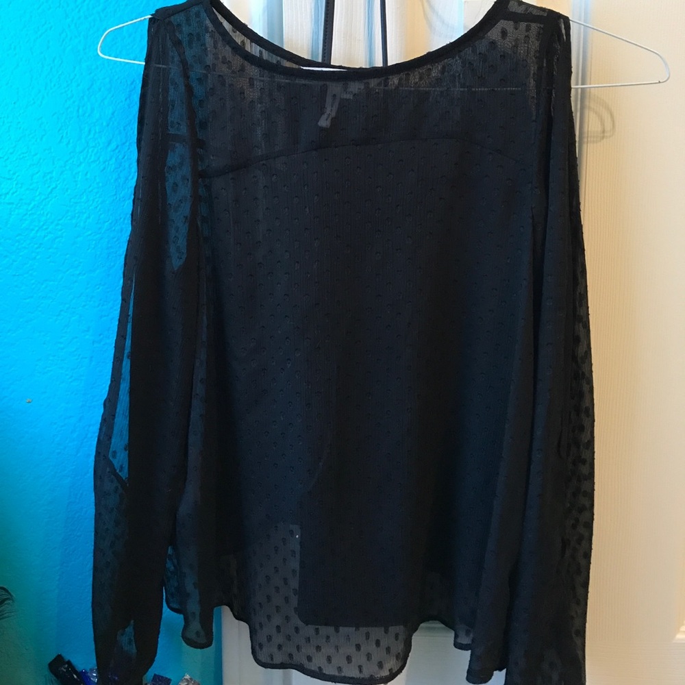 BCBG Generation Black Shoulder Cut Out xxs