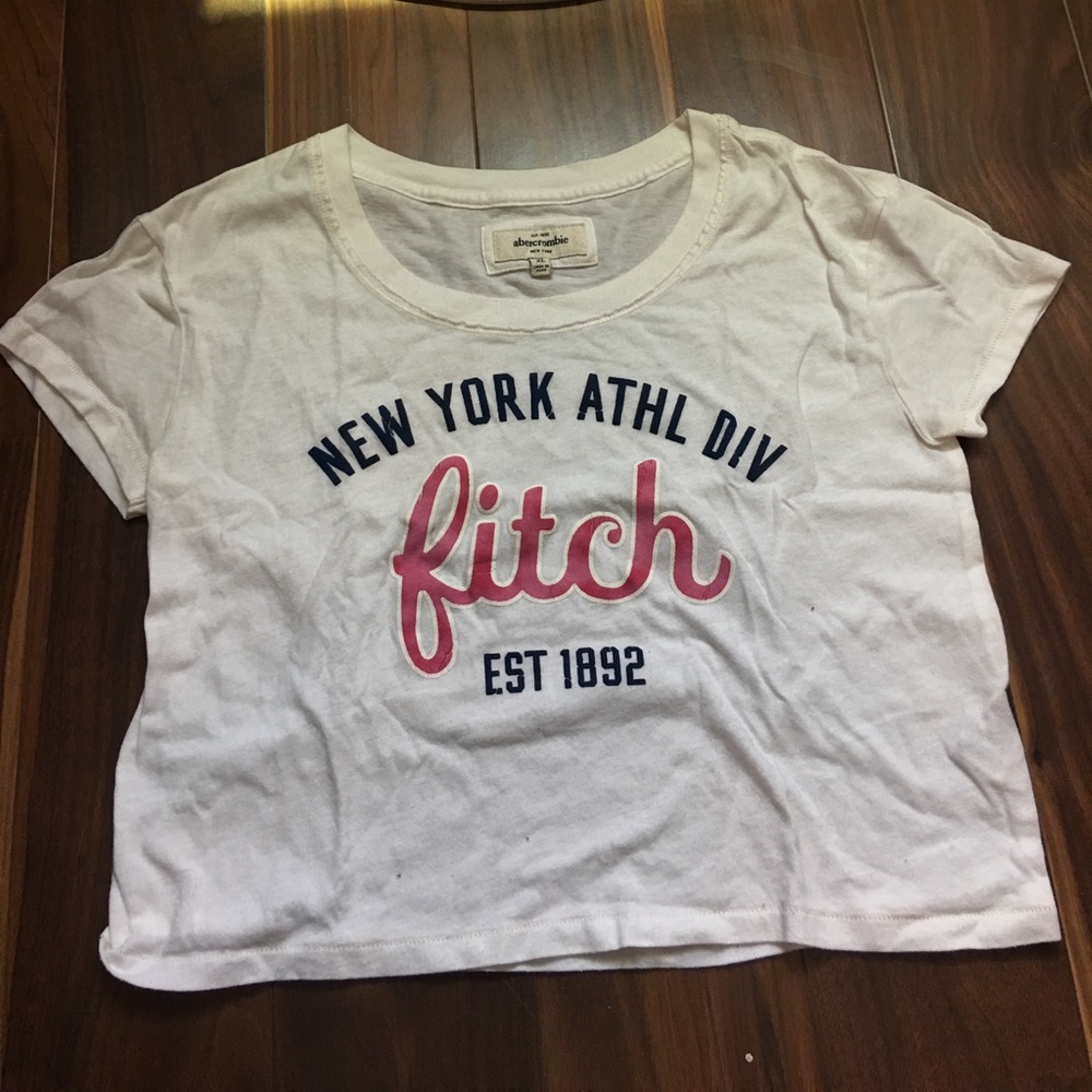 Abercrombie Kids crop top t-shirt