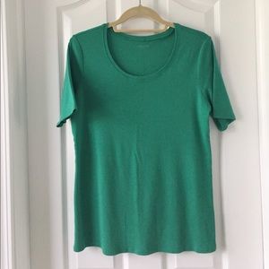 Eileen Fisher scoop neck tee
