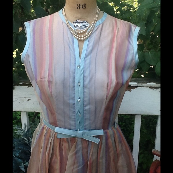 VTG 50s Party Dress...So Pretty!! - Picture 2 of 5