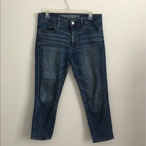 SZ 6 High Rise Skinny Crop Jeans