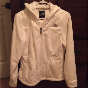 Women's White North Face Jacket