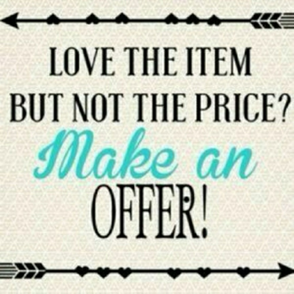 Make me offer! Want to bundle? Let me know!
