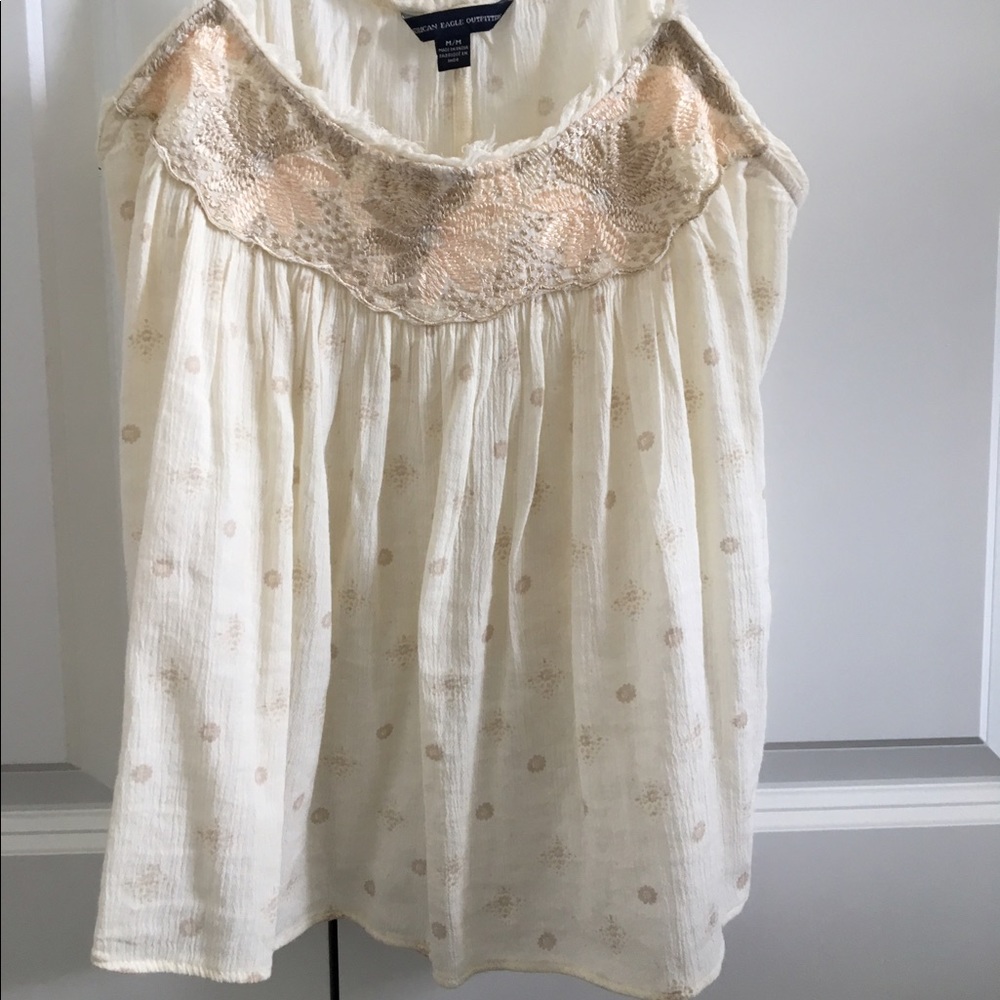 American Eagle boho spaghetti strap tank