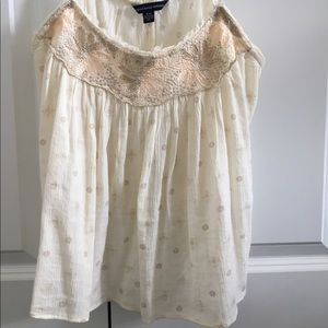 American Eagle boho spaghetti strap tank