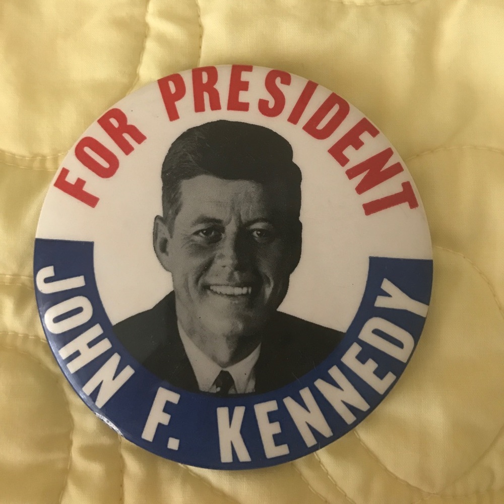 Vintage JFK For President Button