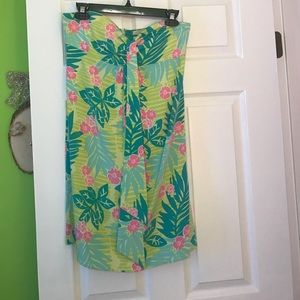 Vintage Lilly Pulitzer Palm Pattern Dress