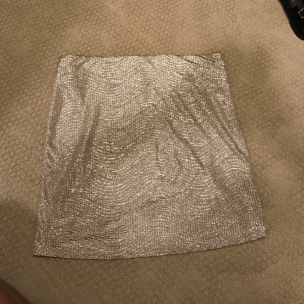 Gold BCBGeneration mini skirt