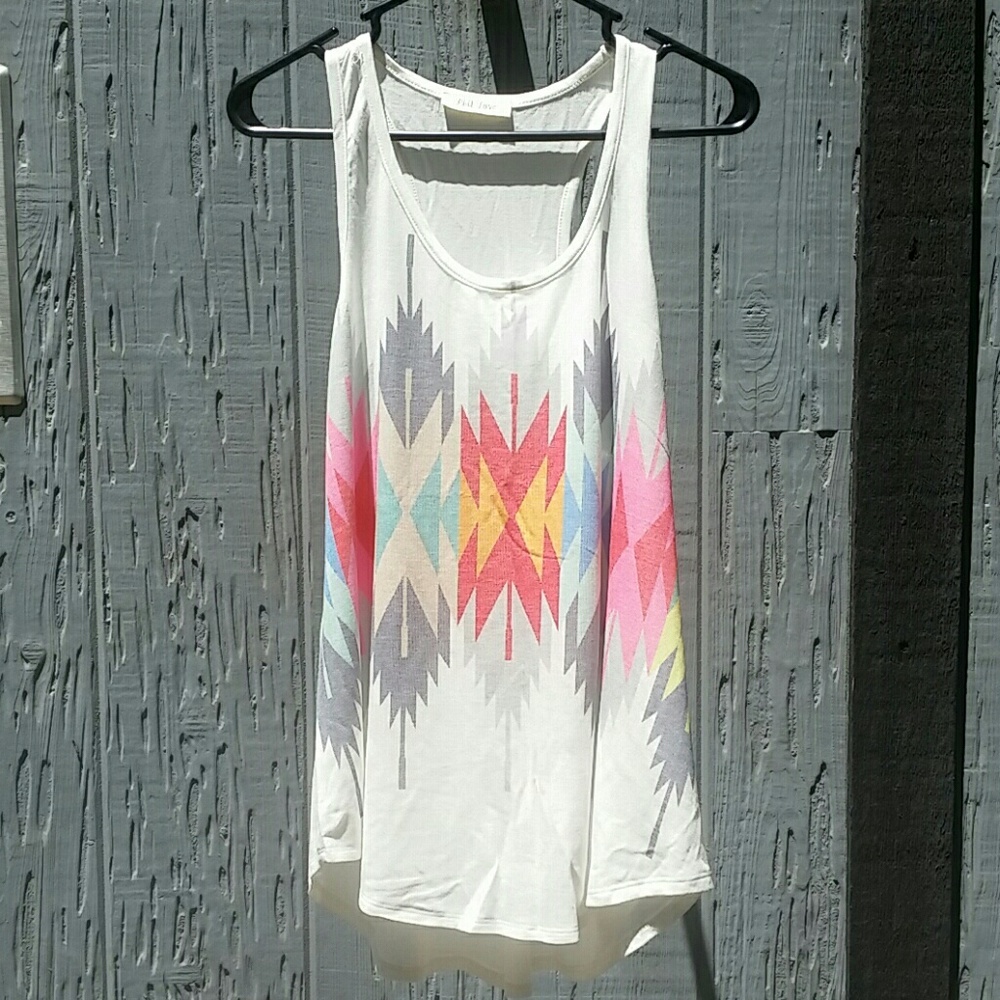 Aztec Racer Back Tank - Picture 2 of 4