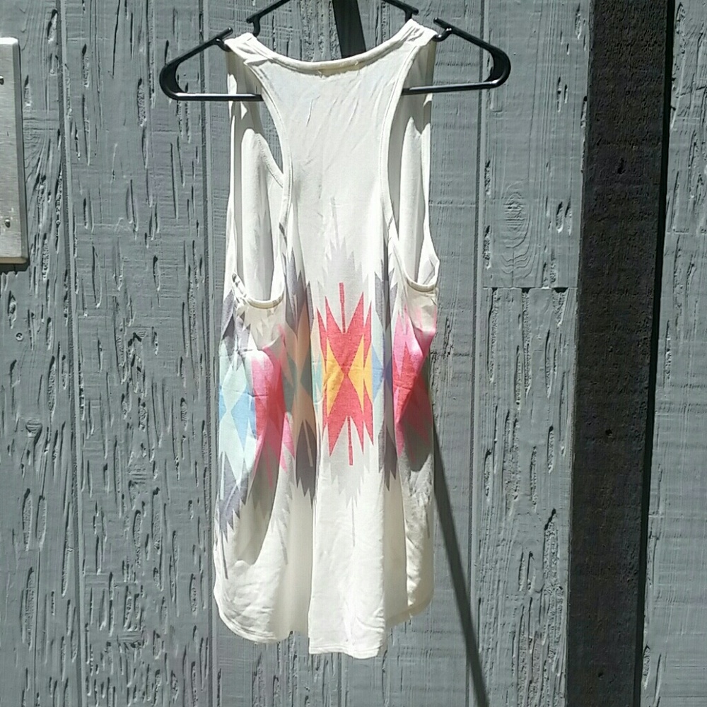 Aztec Racer Back Tank - Picture 4 of 4