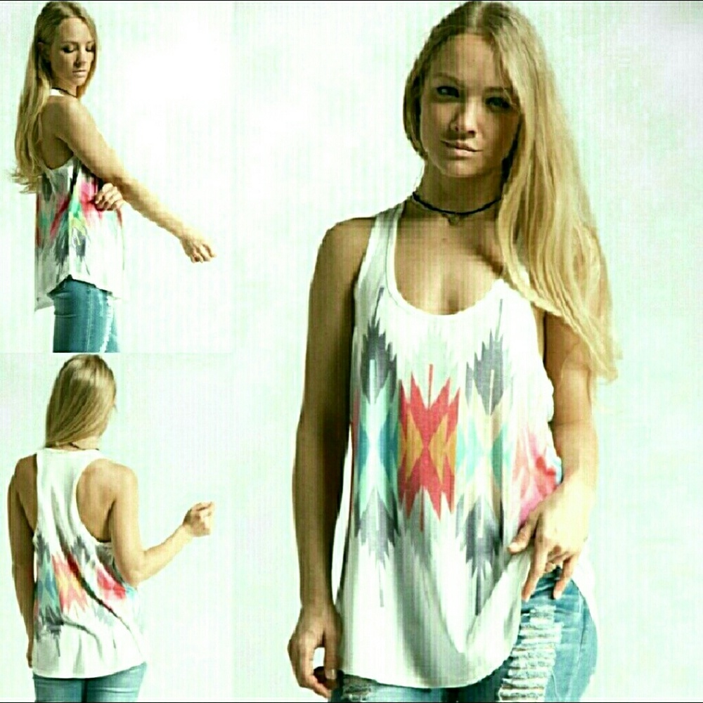 Aztec Racer Back Tank