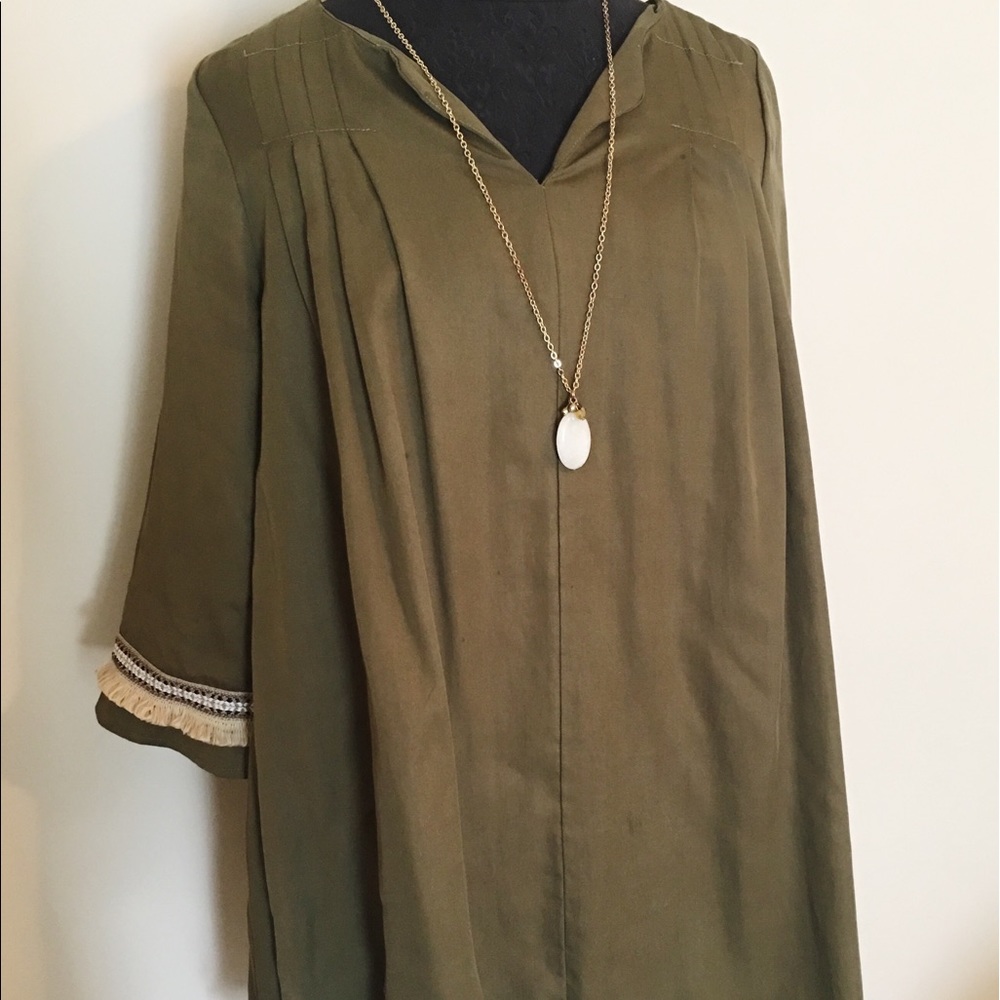 🌿Olive green dress🌿