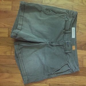 Pilcro and the letterpress army green shorts