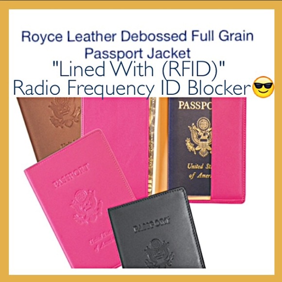 Royce Leather Handbags - ROYCE✈️☀️RADIO FREQUENCY ID BLOCKER PASSPORTHOLDER